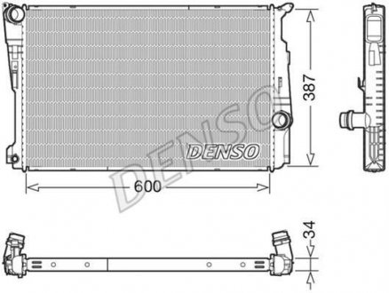 Радиатор DENSO DRM05006 (фото 1)