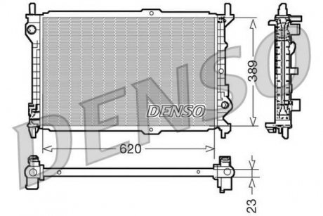 Радіатор DENSO DRM10107 (фото 1)