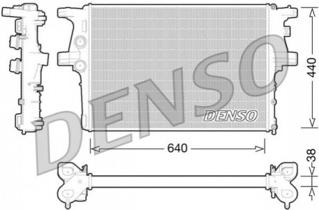 Радіатор DENSO DRM12008 (фото 1)