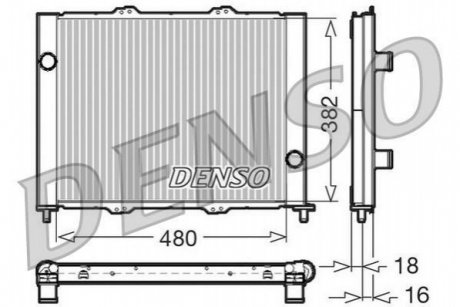 Радиатор DENSO DRM23099 (фото 1)