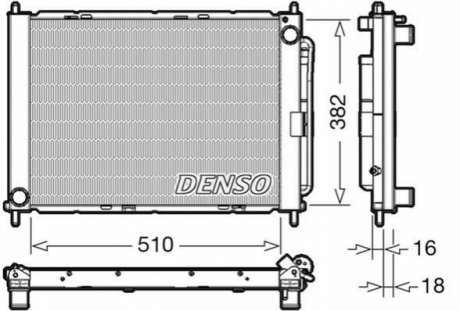 Радиатор кондиціонера DENSO DRM23104 (фото 1)