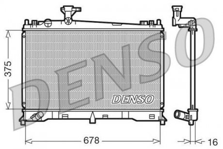 Радиатор DENSO DRM44010 (фото 1)