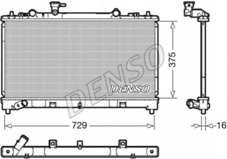 Теплообмінник DENSO DRM44038 (фото 1)