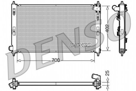 Радіатор DENSO DRM45032 (фото 1)