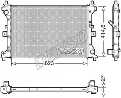 Радиатор DENSO DRM47039 (фото 1)