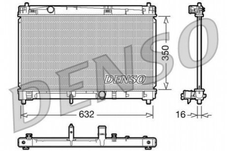 Радиатор DENSO DRM50009 (фото 1)