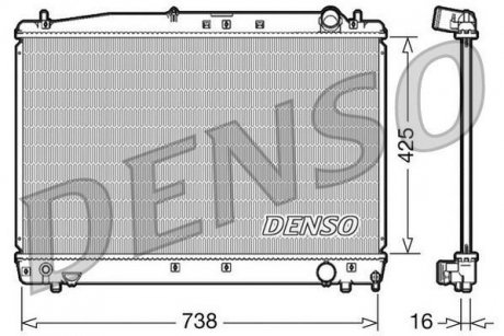 Радіатор, охолодження двигуна DENSO DRM50033 (фото 1)