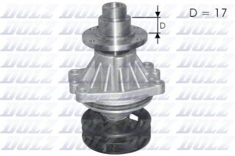 Водяний насос Omega/BMW 3/5/7 (E36/E34/E39) 1.7-2.5 D/TD 91-04 DOLZ B219 (фото 1)