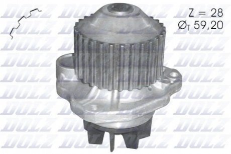 Водяний насос DOLZ C-123 (фото 1)