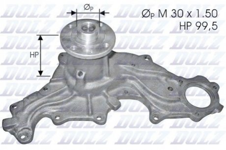 Насос води DOLZ F-120 (фото 1)