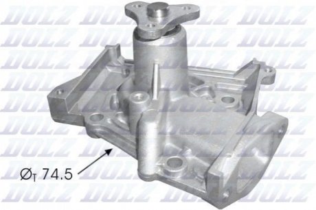 Насос системи охолодження DOLZ K-107 (фото 1)