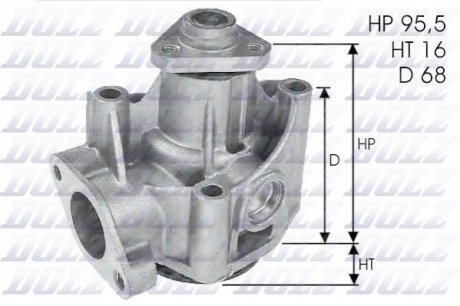 Насос води DOLZ L-135 (фото 1)