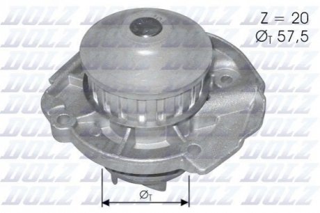 Насос води DOLZ S-161 (фото 1)