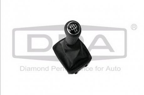 Gearstick knob with black boot for gearstick lever DPA 77111634902 (фото 1)