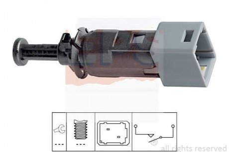 RENAULT выключатель STOP-сигналів Nissan Interstar,Kubistar,Primastar,Clio II,Laguna II,Kangoo,Master II,Trafic II,Opel Vivaro EPS 1.810.150 (фото 1)