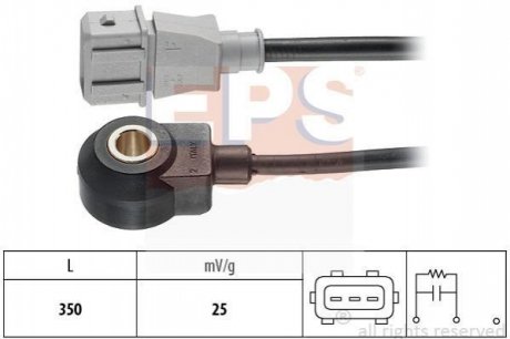 DAEWOO датчик детонації Lanos 1,4/1,5/1,6 97-,Chevrolet Aveo,Lacetti, Matiz. EPS 1.957.052 (фото 1)