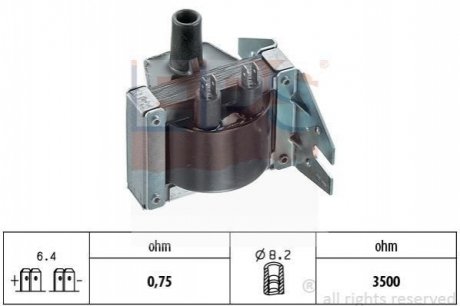 FIAT котушка запалювання Fiorino 1.1/1.3 -94. EPS 1.970.158 (фото 1)