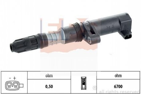 Котушка запалювання Renault Clio/Laguna/Megane/Trafic 1.4-2.0 16V 99- EPS 1.970.432 (фото 1)