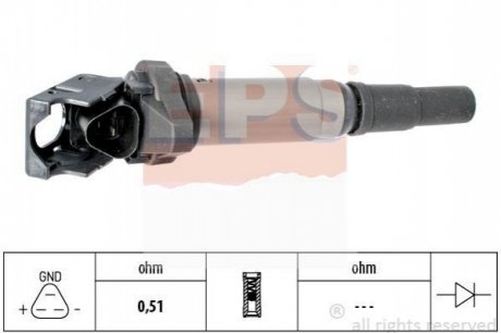 CITROEN катушка запалювання C4,C4 Grand Picasso,C5 III,DS4,5,Mini Cooper,Peugeot,BMW F20,F30 1.6 07- EPS 1.970.475 (фото 1)