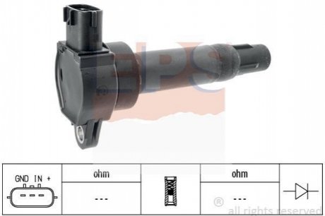 DB котушка запалювання SMART Fortwo 1,0 07- EPS 1.970.503 (фото 1)