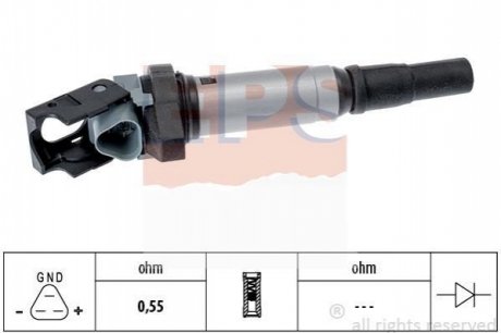 BMW катушка запалювання E60/E61/E90/E91,F10,X1/3/5 E70 3.0 EPS 1.970.607 (фото 1)