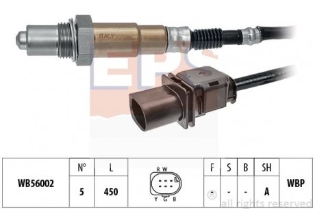 BMW лямбда-зонд E60/E70/F06/F10/F15/F30 3,0d EPS 1.998.468 (фото 1)