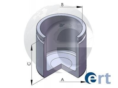 Поршенек суппорта (переднего) MB Sprinter/VW Crafter (d=48) (Brembo) ERT 150695-C (фото 1)