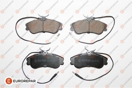 Колодки гальмівні (передние) Citroen Berlingo 96-11/Xsara/Peugeot 306 93-05/Partner 96-15 (+датчики) EUROREPAR 1617254480 (фото 1)