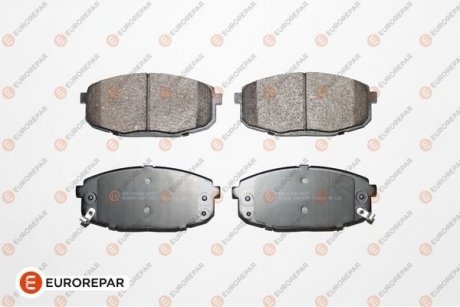 Колодки гальмівні (передні) Hyundai i30 07-12/Kia Ceed 06-/Carens 02-/Cerato 09-/Soul 14- EUROREPAR 1617285280 (фото 1)