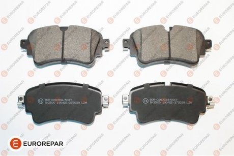 Колодки гальмівні (задние) Audi A4/A5/Q5/Q7 2.0 TFSI/TDI/3.0 TDI 15- EUROREPAR 1675991080 (фото 1)