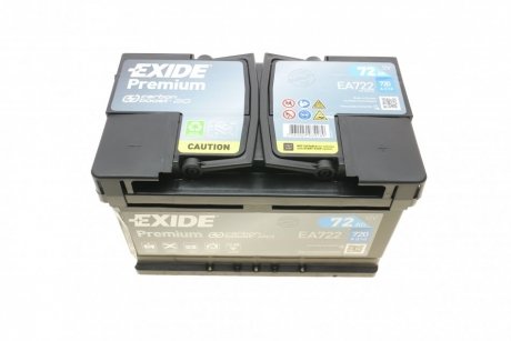 Акумулятор EXIDE EA722 (фото 1)