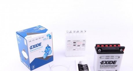 Акумулятор кислотний 5Ah 65A EXIDE EB5L-B (фото 1)