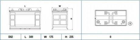 Акумулятор EXIDE EF1202 (фото 1)