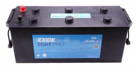 Акумулятор 140Ah-12v Start PRO (513х189х223), полярність зворотна (3), EN800 EXIDE EG1403 (фото 1)