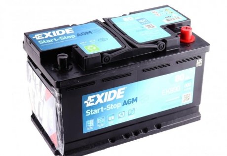 Акумулятор EXIDE EK800 (фото 1)