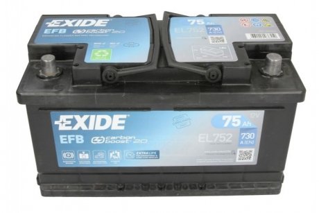 Акумулятор EXIDE EL752 (фото 1)