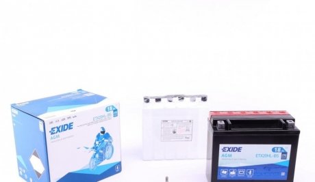 Акумулятор сухозаряджений AGM 18Ah 270A EXIDE ETX20HL-BS (фото 1)