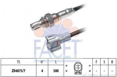 Лямбда-зонд FACET 10.7565 (фото 1)
