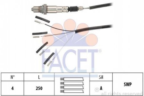 Лямбда-зонд FACET 10.8235 (фото 1)