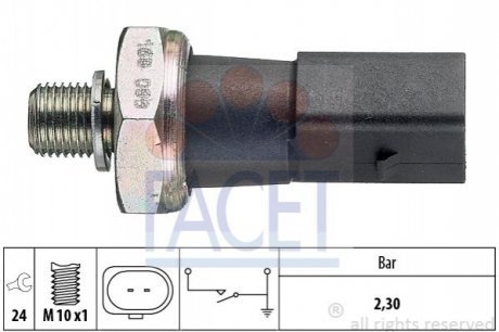 Датчик FACET 7.0190 (фото 1)