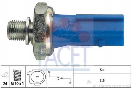 Датчик тиску FACET 7.0192 (фото 1)