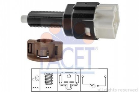 Вмикач сигналу стоп FACET 7.1178 (фото 1)