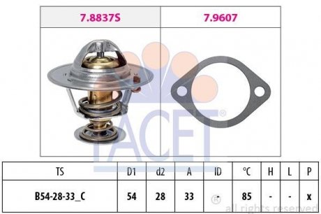 Термостат FACET 7.8838 (фото 1)