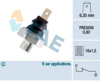 Датчик тиску мастила FAE 11630 (фото 1)