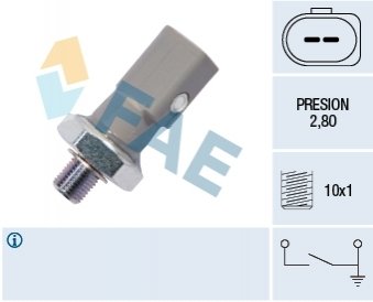 Датчик тиску мастила FAE 12855 (фото 1)