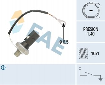 Датчик тиску мастила FAE 12896 (фото 1)