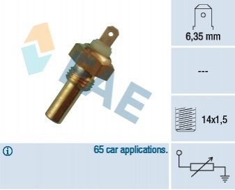 Датчик темпер. охолодж.рідини FAE 31290 (фото 1)