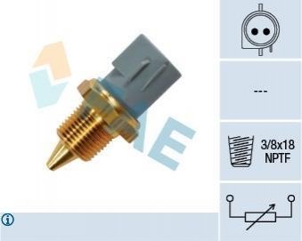 Датчик температури охолоджуючої рідини FAE 33430 (фото 1)