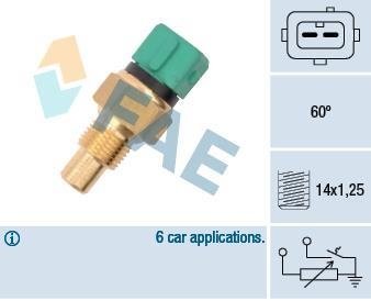 Датчик температури рідини охолодження FAE 34425 (фото 1)