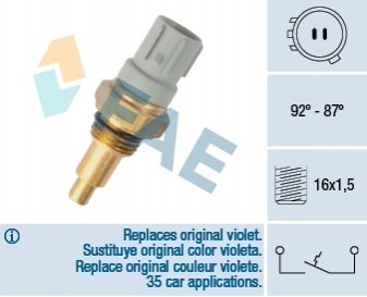 Термовимикач вентилятора FAE 36390 (фото 1)